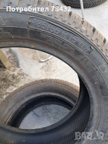 Зимни гуми 185/55/15 - 2 бр, снимка 3 - Гуми и джанти - 51750576