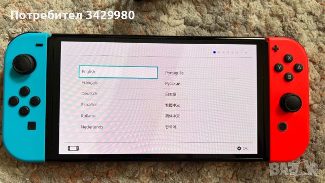 Конзола Nintendo Switch OLED с Гаранция, снимка 3 - Nintendo конзоли - 45368518