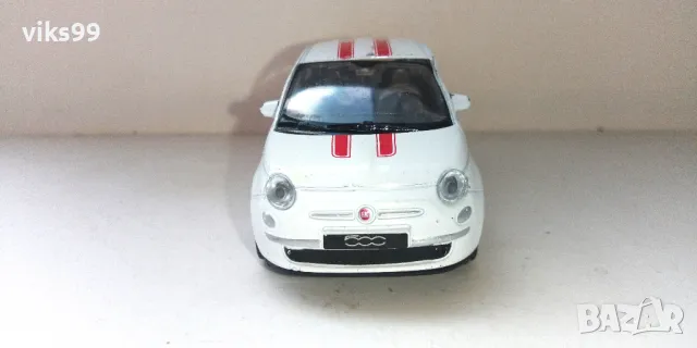 Fiat 500 2007 Welly - Мащаб 1:43, снимка 6 - Колекции - 48651220