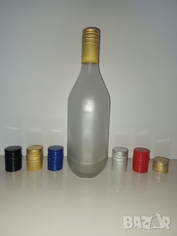 Матирани стъклени бутилки, снимка 8 - Буркани, бутилки и капачки - 44185561