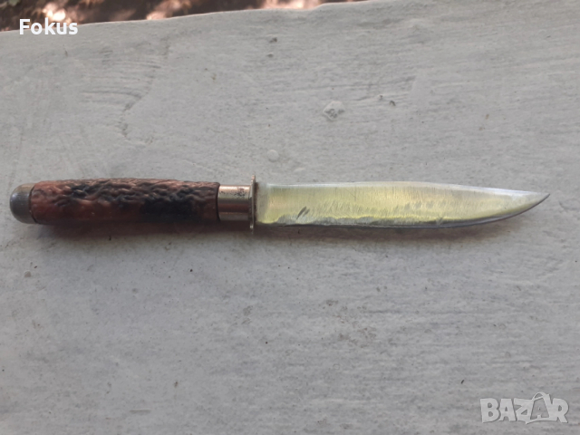 Стар малък нож ножка ножче, снимка 2 - Антикварни и старинни предмети - 53274306