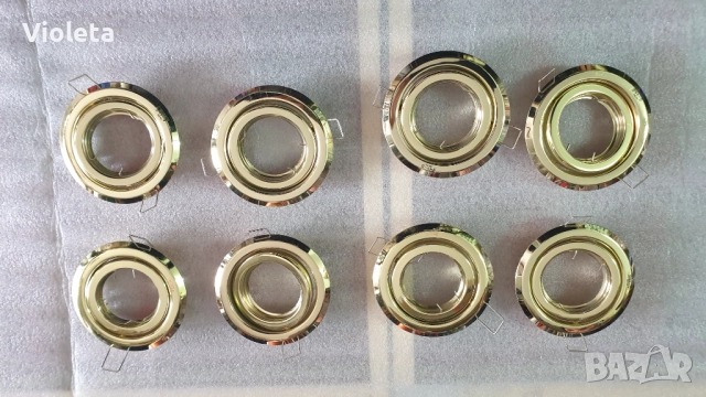 Лунички за вграждане Канлукс. Цената е за комплект от 8бр.