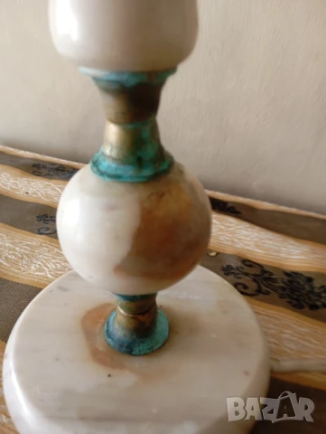 Стара настолна лампа, снимка 2 - Настолни лампи - 51088099