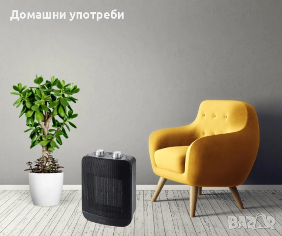 Керамична печка P8, 2000W, снимка 3 - Отоплителни печки - 53132440