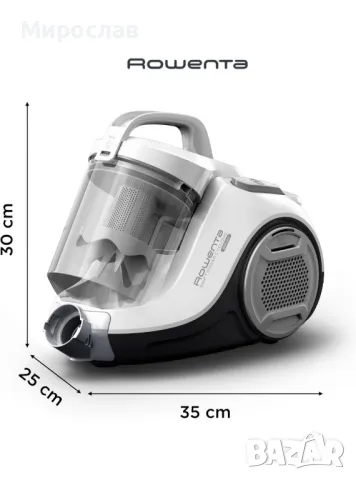 Rowenta Swift Power Cyclonic Classic – Мощна 750 W, снимка 2 - Прахосмукачки - 49057548