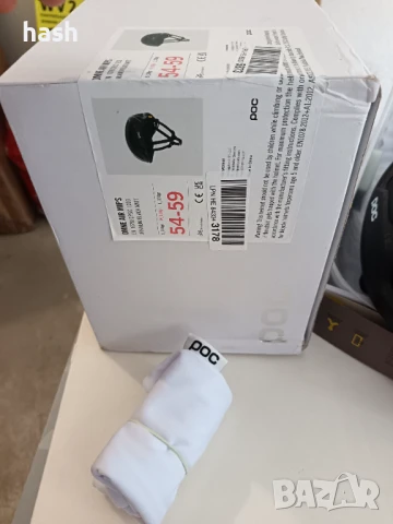 Каска велосипедна POC Omne Air MIPS - 1037 Uranium Black Matt, р-р М /54-59/, снимка 10 - Спортна екипировка - 50877383