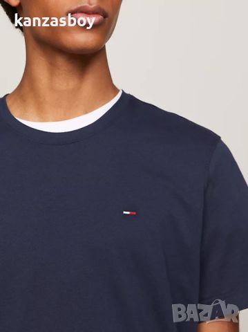 Tommy Hilfiger SLIM FIT T-SHIRT - страхотна мъжка тениска Л, снимка 2 - Тениски - 46073069