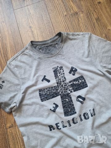 Страхотна мъжка тениска TRUE RELIGION   размер L, снимка 3 - Тениски - 46224526