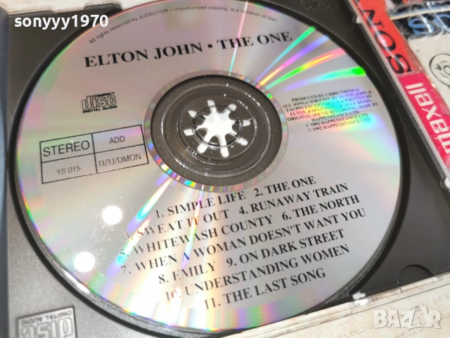ELTON JOHN-ORIGINAL CD 0403261132ET2RAF6HOL, снимка 8 - CD дискове - 53704464