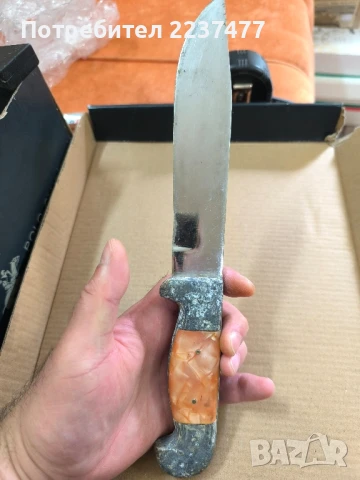голям соц нож Хан Тервел , снимка 2 - Ножове - 51278237