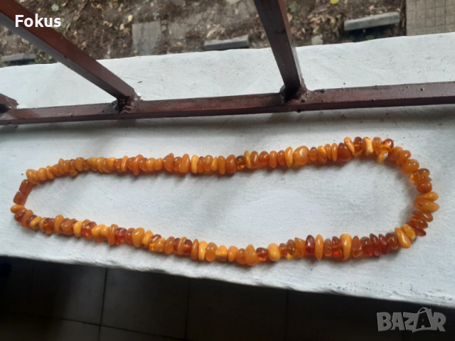 Гердан колие огърлица кехлибар, снимка 2 - Антикварни и старинни предмети - 53327073