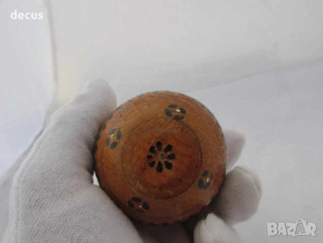 Старинно руско православно ръчно рисувано яйце М1, снимка 6 - Антикварни и старинни предмети - 51463679