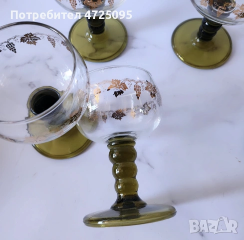 Кристални чаши за ракия, снимка 5 - Чаши - 53785095