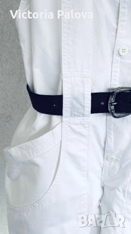 Оригинален бял деним гащеризон RIFLE Италия – автентичен модел, снимка 3 - Гащеризони - 54084701