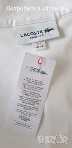 Lacoste Regular Fit  Cotton Mens Size 2 - XS НОВО! ОРИГИНАЛ! Мъжка Тениска!, снимка 16 - Тениски - 45100498