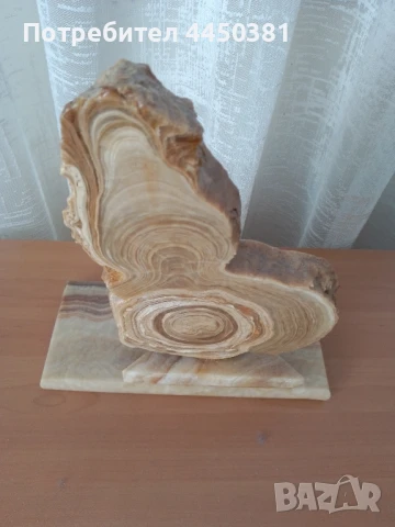 Старинна Декоративна скулптура от естествен камък – ОНИКС, снимка 13 - Антикварни и старинни предмети - 50564147