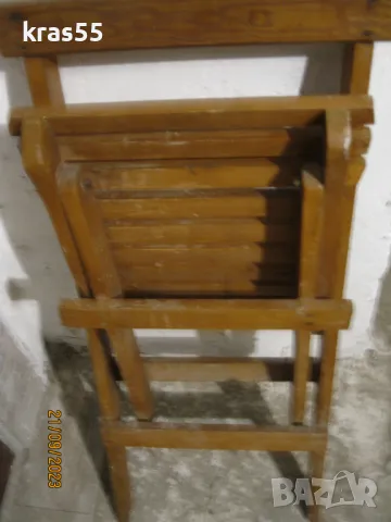 Mасивни дървени столове, снимка 5 - Столове - 50367303