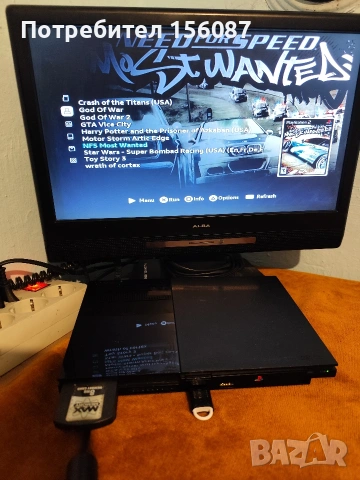 PS2 Slim 90004 хакнат, снимка 6 - PlayStation конзоли - 53408866