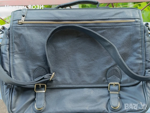 Мъжка бизнес чанта от еко кожа 