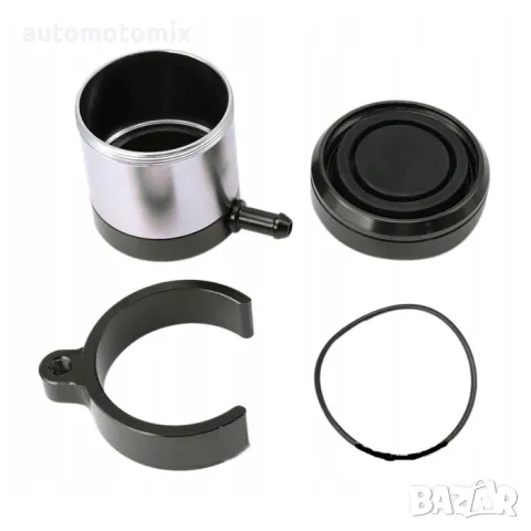 Резервоар за спирачна течност на мотоциклет, Черно и сиво, снимка 2 - Аксесоари и консумативи - 49632992