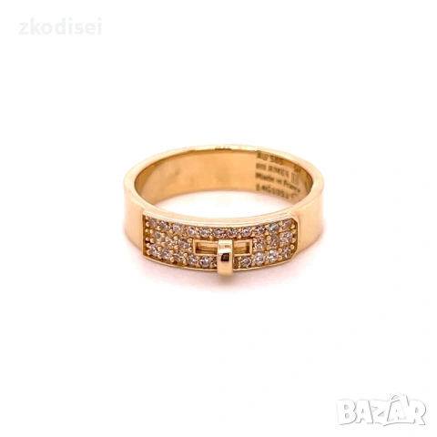 Златен дамски пръстен HERMES 4,99гр. размер:54 14кр. проба:585 модел:36390-3