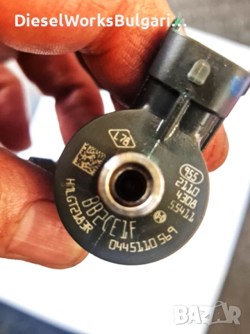 3 тествани и кодирани дизелови дюзи Bosch CRI 2-18-VCC: 0445110569 за Рено, Опел, снимка 2 - Части - 52730931