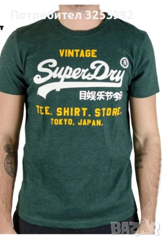 Оригинална Тениска Superdry Vintage Series НОВА!, снимка 2 - Тениски - 50736717