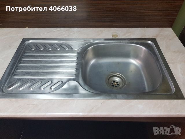 кухненски шкаш с плот и мивка и надстройка , снимка 4 - Мивки - 45496549