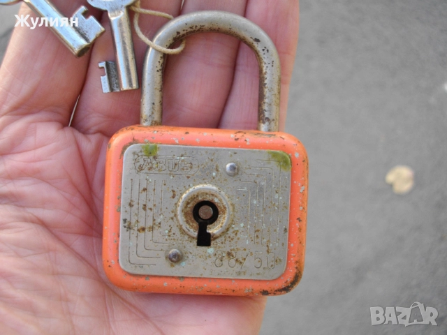 СТАР КАТИНАР КАТИНАРЧЕ ABUS GERMANY , снимка 2 - Антикварни и старинни предмети - 51523877