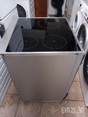 Иноксова свободно стояща печка с индукционни котлони Сименс Siemens с две години гаранция!, снимка 12 - Печки, фурни - 53449785