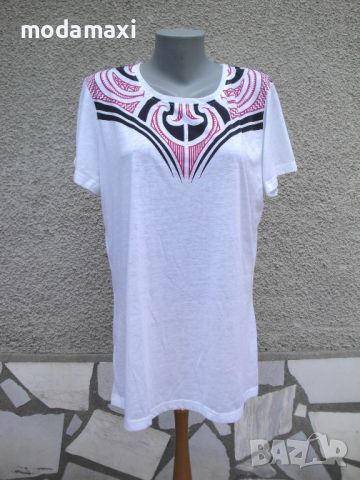 3XL Нова бяла блуза Haka, снимка 1