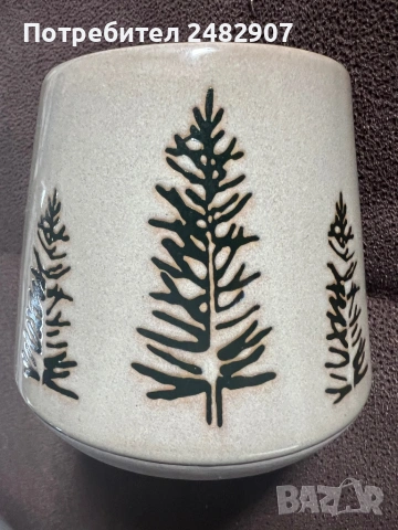 Керамична чаша/ Кашпа, снимка 6 - Декорация за дома - 53400081