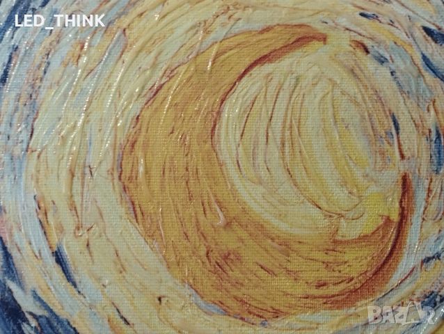 Картина Vincent van Gogh - The Starry Night - Звездна нощ, снимка 10 - Картини - 45918850