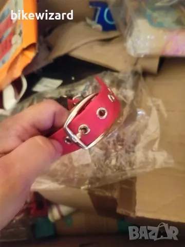 Нашийник / каишка  за куче розов 46-56 см. НОВ, снимка 2 - За кучета - 49959623