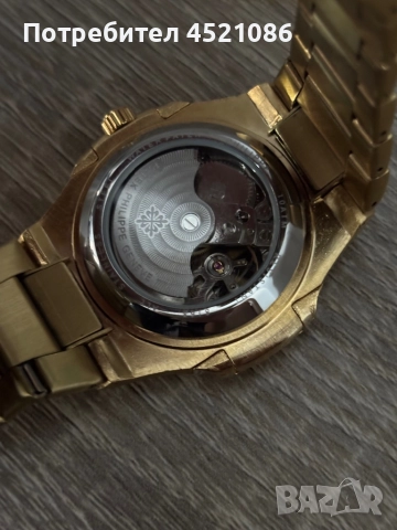Часовник Patek Philippe gold-tone skeleton mechanical, снимка 2 - Мъжки - 52638608