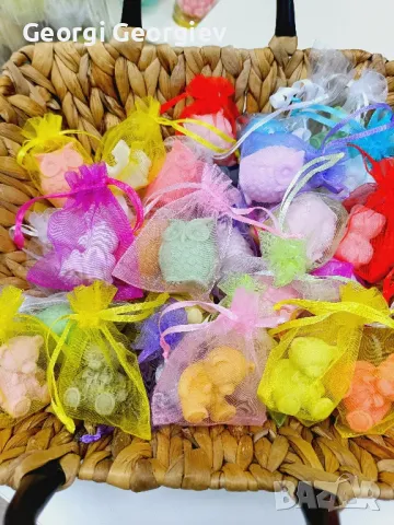 цветя изработени с глицеринов ароматен сапун и Българска роза , снимка 7 - Декорация за дома - 50104897