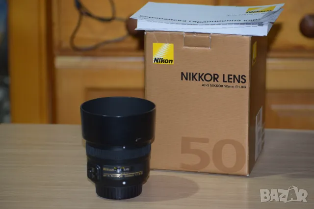 Обектив Nikkor AF-S 50mm f/1.8G, снимка 6 - Обективи и филтри - 46867169