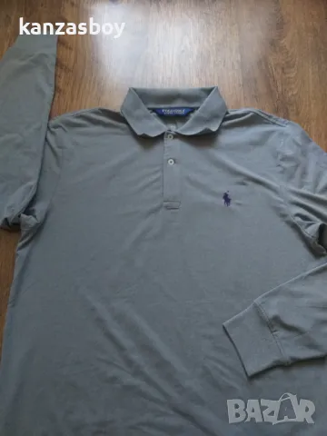 polo ralph lauren golf polo long sleeve - страхотна мъжка блуза КАТО НОВА М, снимка 4 - Блузи - 47709139