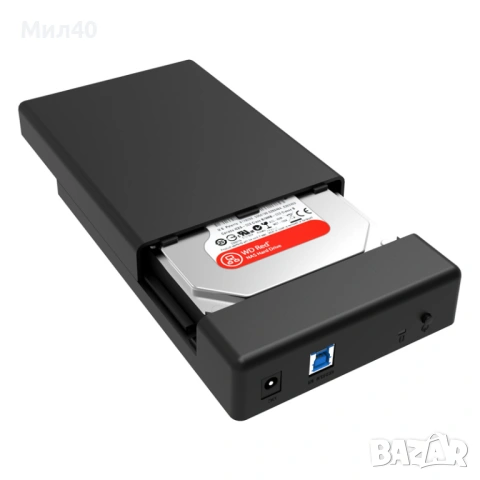 Orico 3588US3 Кутия за за хард диск 3.5" HDD, USB3.0, UASP, черна, снимка 2 - Захранвания и кутии - 53993984