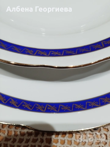Полски порцеланов комплект  за хранене  ,,Ćmielów"💐, снимка 5 - Сервизи - 53081477