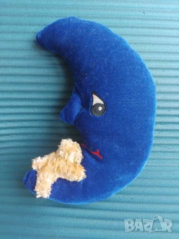 Играчка луна със спящо мече - произведена в Германия!, снимка 2 - Плюшени играчки - 52620976