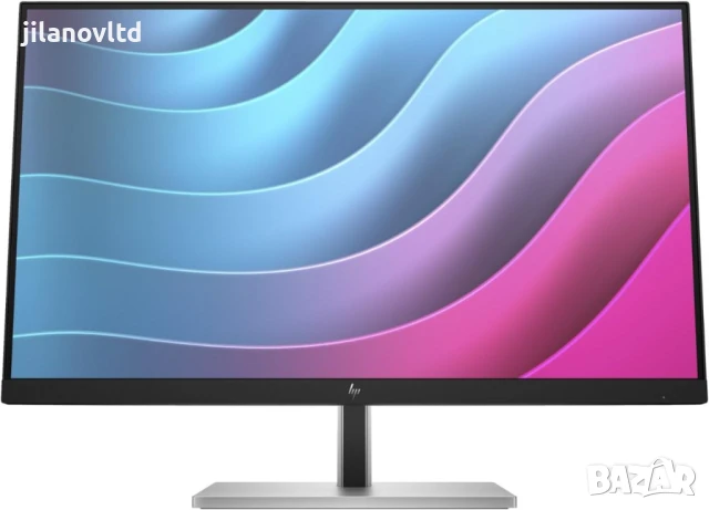 Монитор HP E24 G5 – Нов с 12 месеца гаранция, ярка Full HD картина