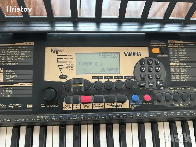 Yamaha PSR- 225, снимка 3 - Ресийвъри, усилватели, смесителни пултове - 47450691