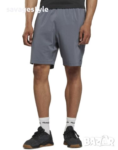 Мъжки къси панталони REEBOK Workout Ready Woven Shorts Grey, снимка 1 - Къси панталони - 45760635