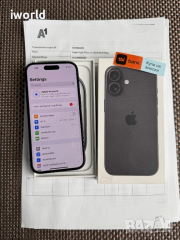 iPhone 16 Black❗️ Лизинг от 51лв/м❗️⚠️ 128GB черен, снимка 10 - Apple iPhone - 50939570