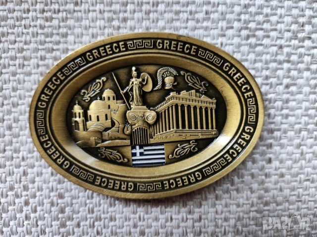 Магнити за хладилник - Гърция (метален) и Румъния, снимка 2 - Колекции - 51237546