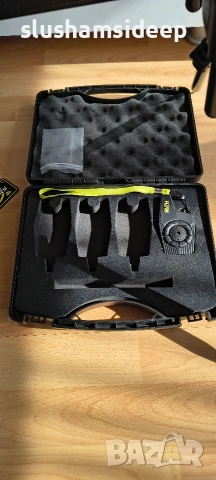 Шаранджийска стойка и 3+1 сигнализатора със станция, снимка 5 - Такъми - 53383704