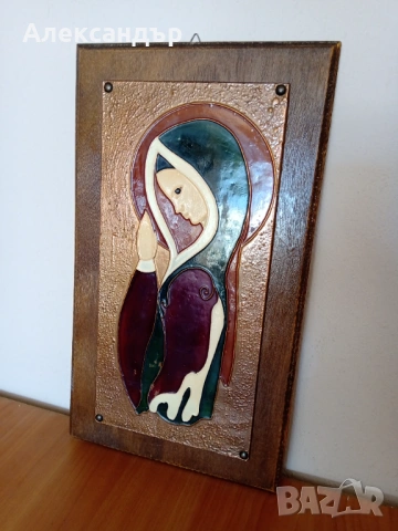 Старо медно пано картина, снимка 3 - Пана - 54009113