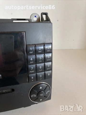 Радио CD плейър с навигация за Mercedes A Class W169 A180 (2008) A1698207989, снимка 3 - Части - 54180310