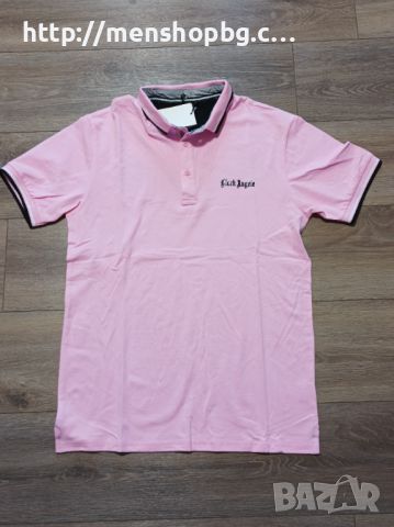 Мъжка блуза код 201 - розова, снимка 1 - Тениски - 45134973